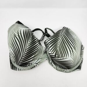 Tropical Leaf Print Women's Bra